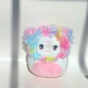 Zaylee Rainbow Yeti Squishmallow 5”